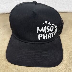 Miso Phat Sushi Hawaiian Snap Back Hat Cap With Islands Flat Bill
